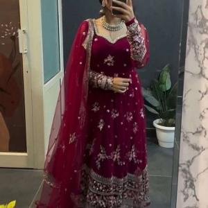 Designer Gown with Pant