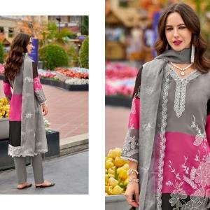 PANT SUIT WITH ORGANZA DUPATTA