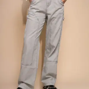 Regular Fit Cotton Blend High Rise Grey Jeans
